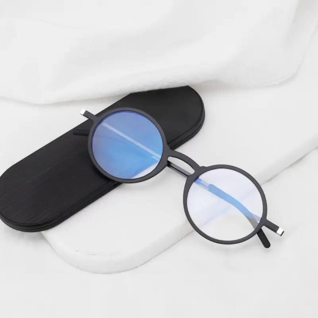 First Lens Slim Roundable Reading Glasses front view