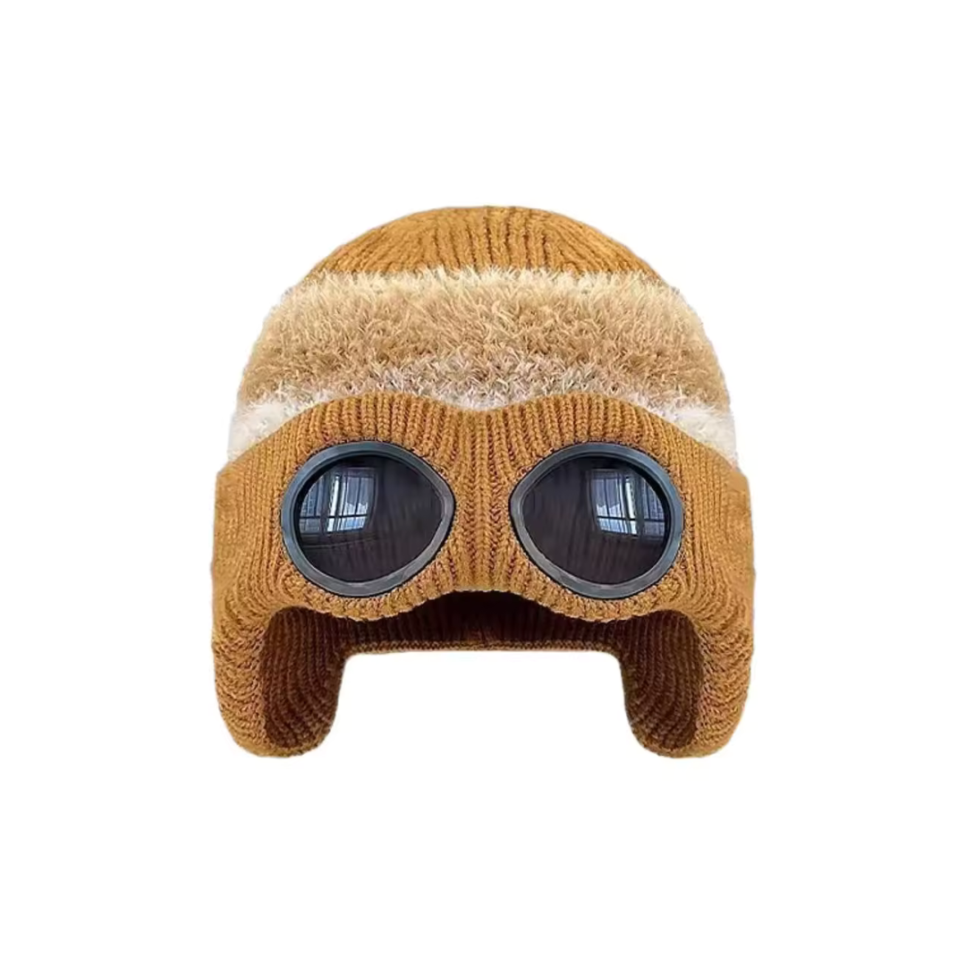 First Lens Stylish Beanie Sunglasses Cap