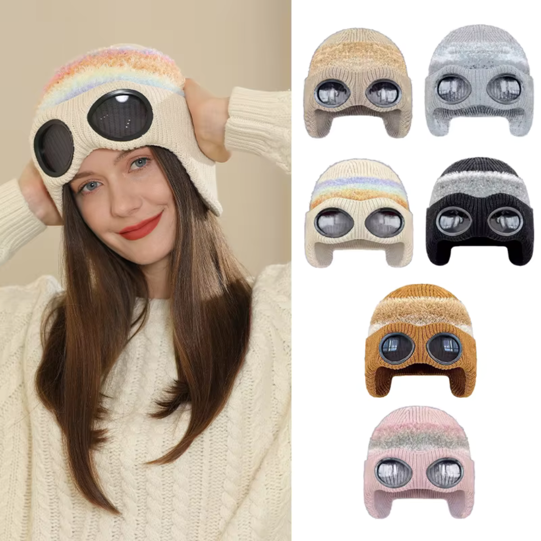 First Lens Stylish Beanie Sunglasses Cap