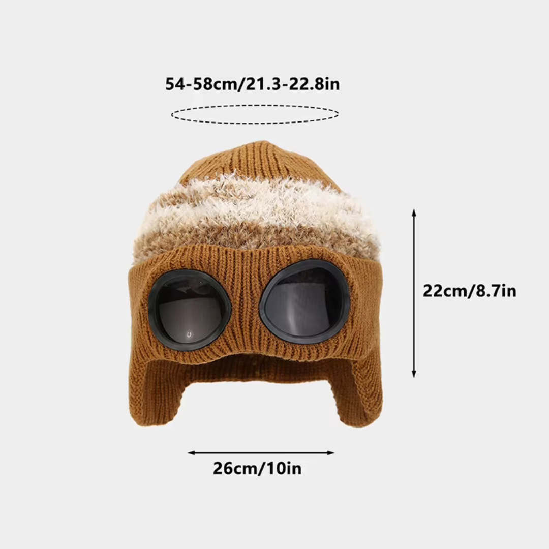 First Lens Stylish Beanie Sunglasses Cap
