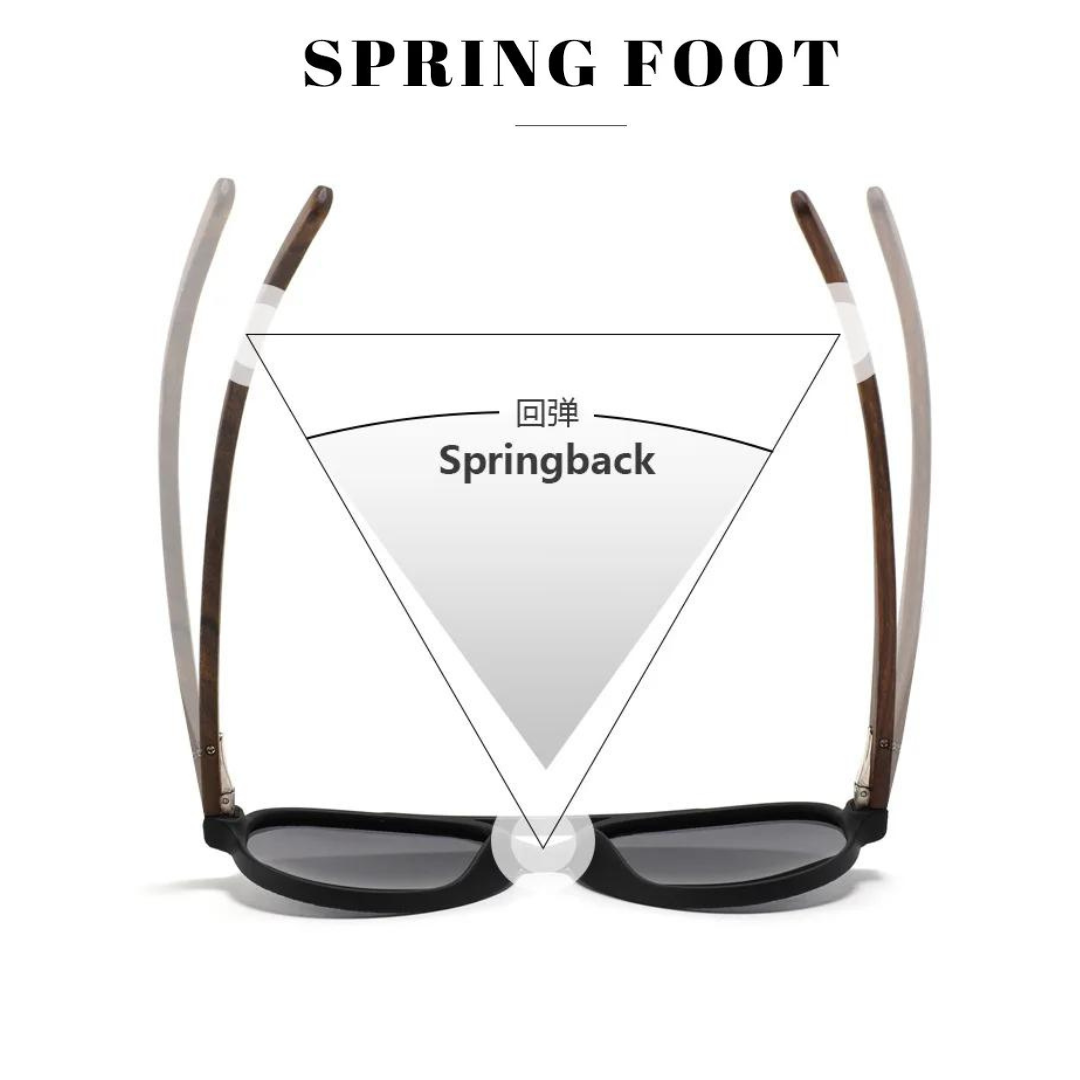 First Lens Sustainable Wooden Sunglasses UV + Polarized 010