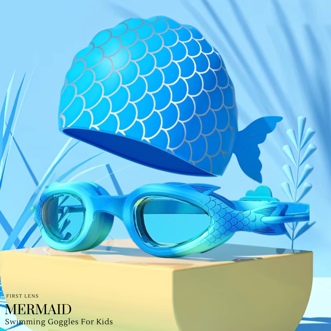 First Lens Mermaid Swimming Goggles For Childrens 006 - Age (3 to 8)