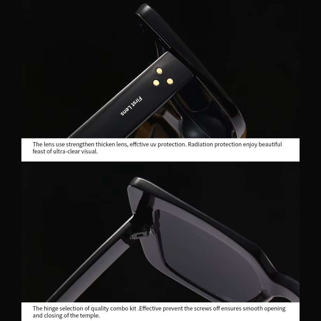First Lens Valen Uv400 Sunglasses Black - S359