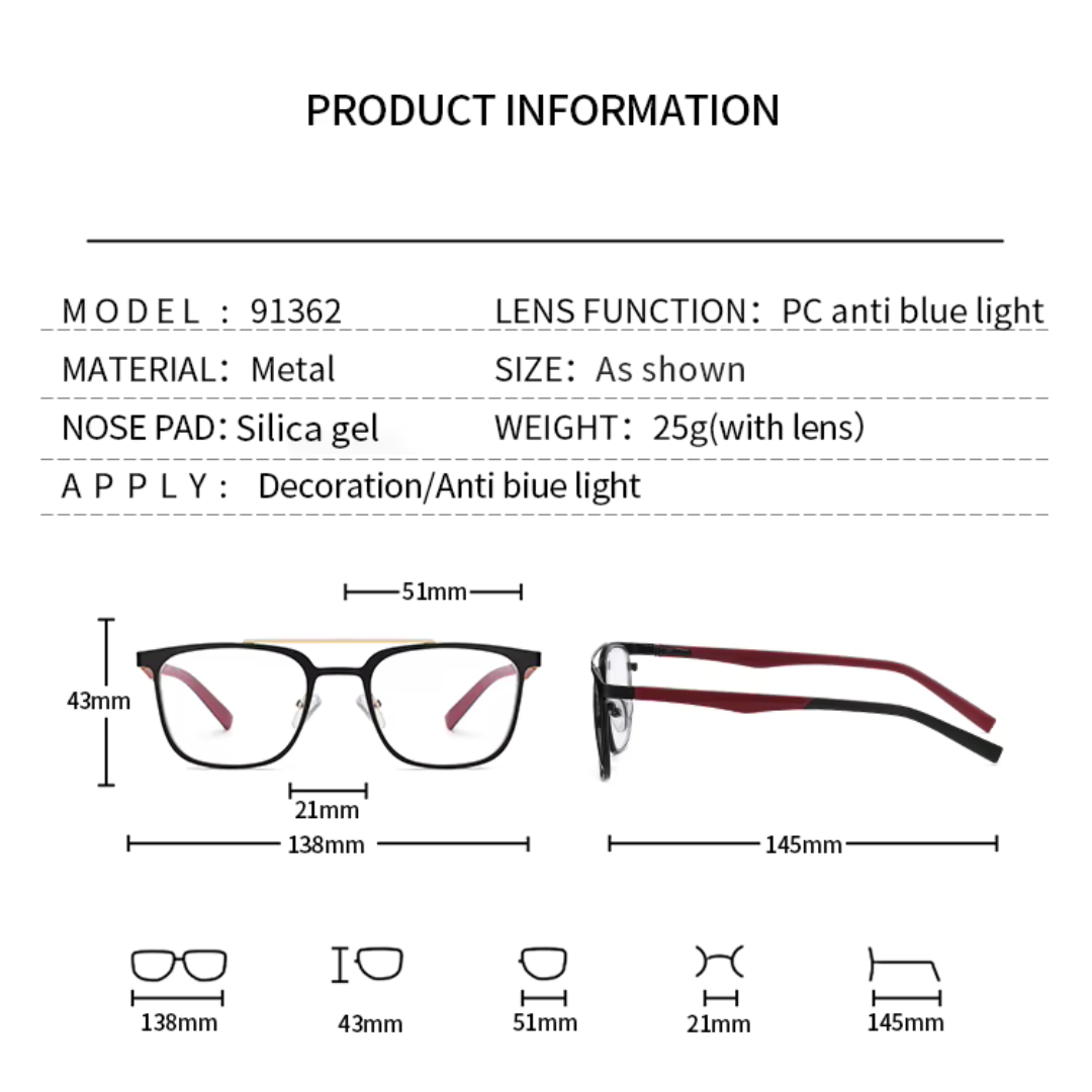 First Lens Vantello Blue Light Computer Glasses - B078
