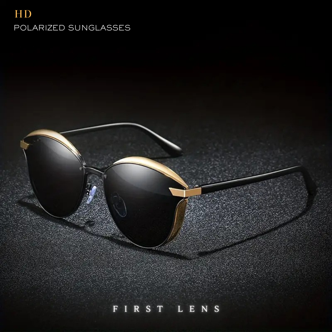First Lens vintage polarized cat eye sunglasses - S063