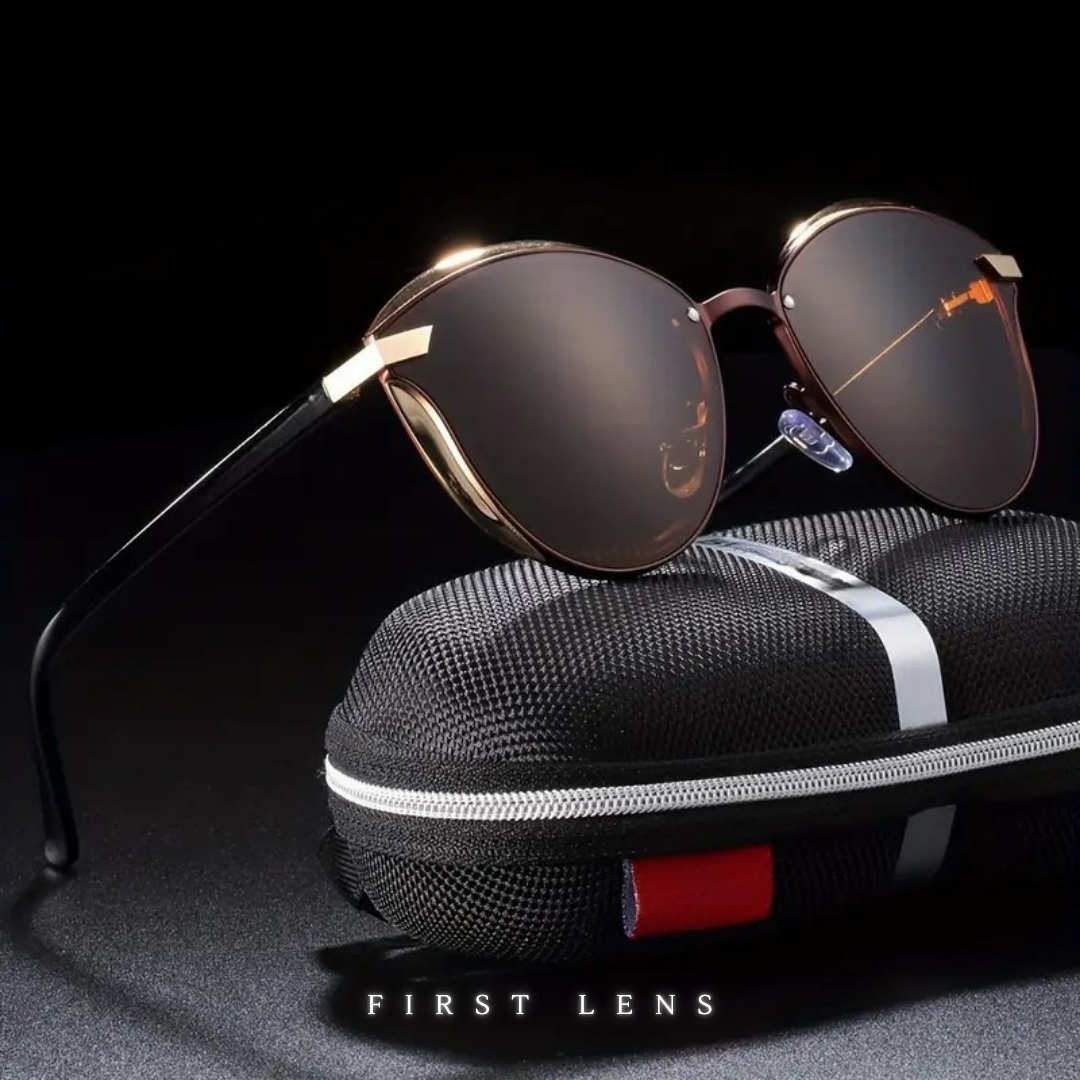 First Lens vintage polarized cat eye sunglasses - S063