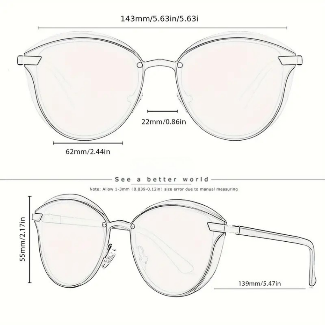 First Lens vintage polarized cat eye sunglasses - S063
