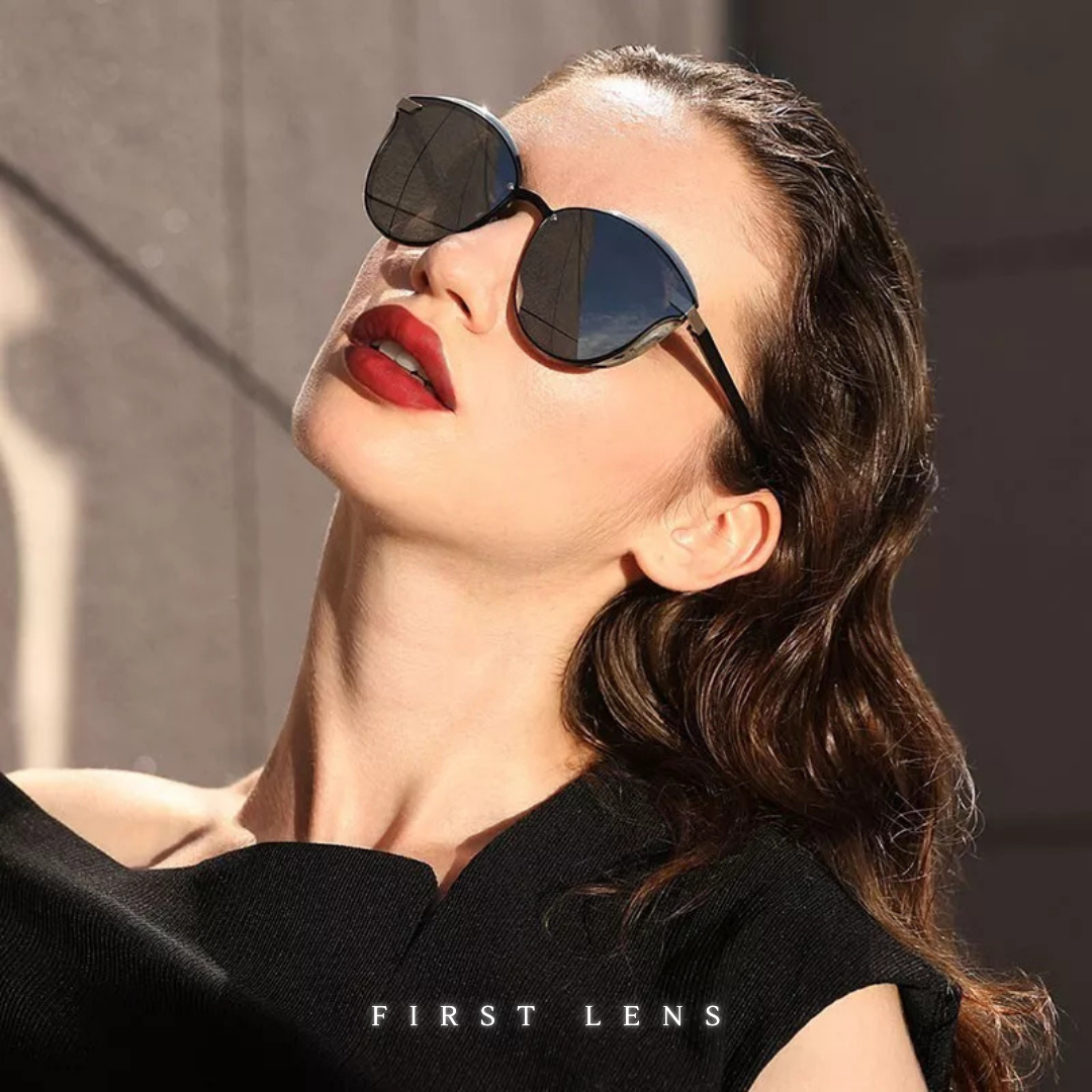 First Lens vintage polarized cat eye sunglasses - S063