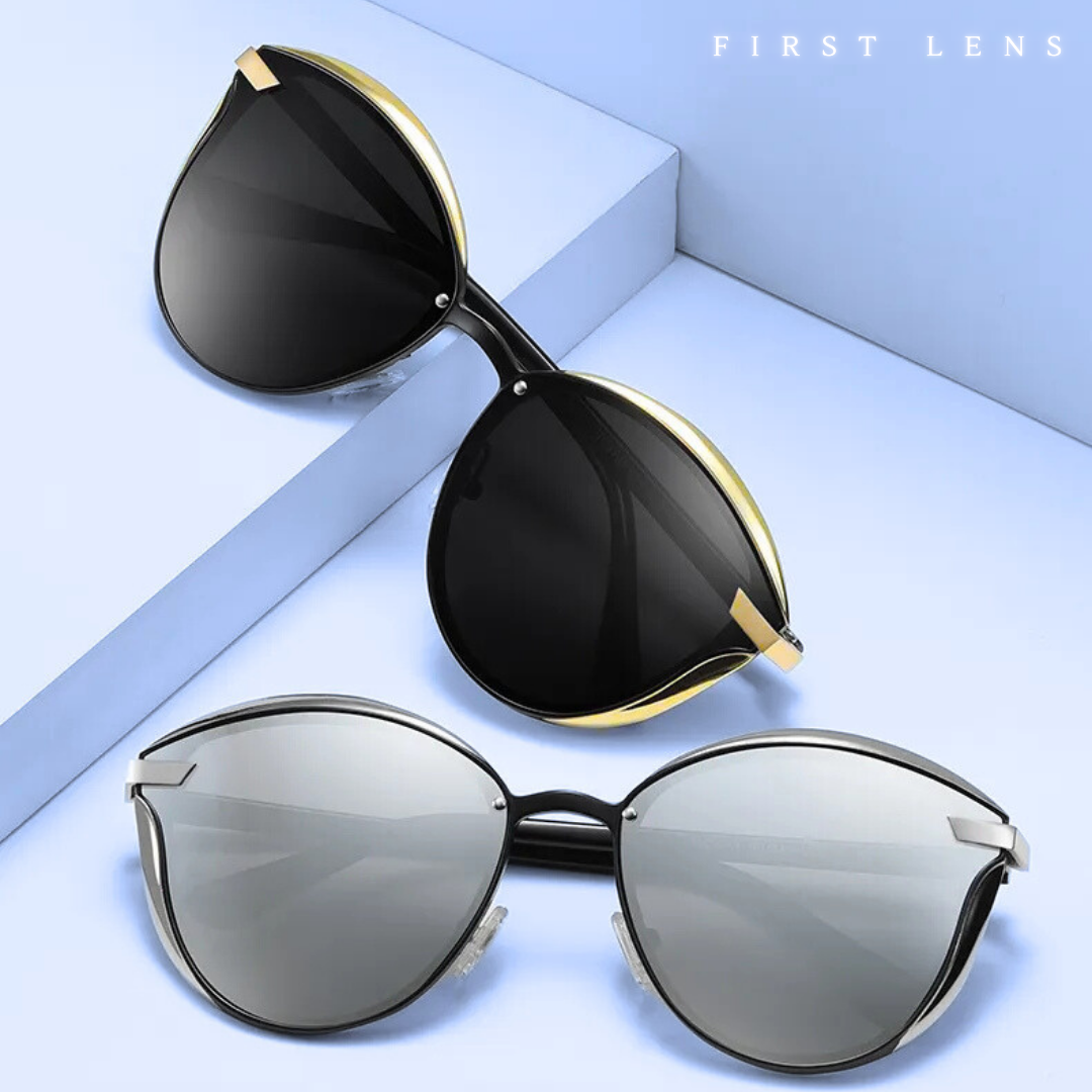 First Lens vintage polarized cat eye sunglasses - S063