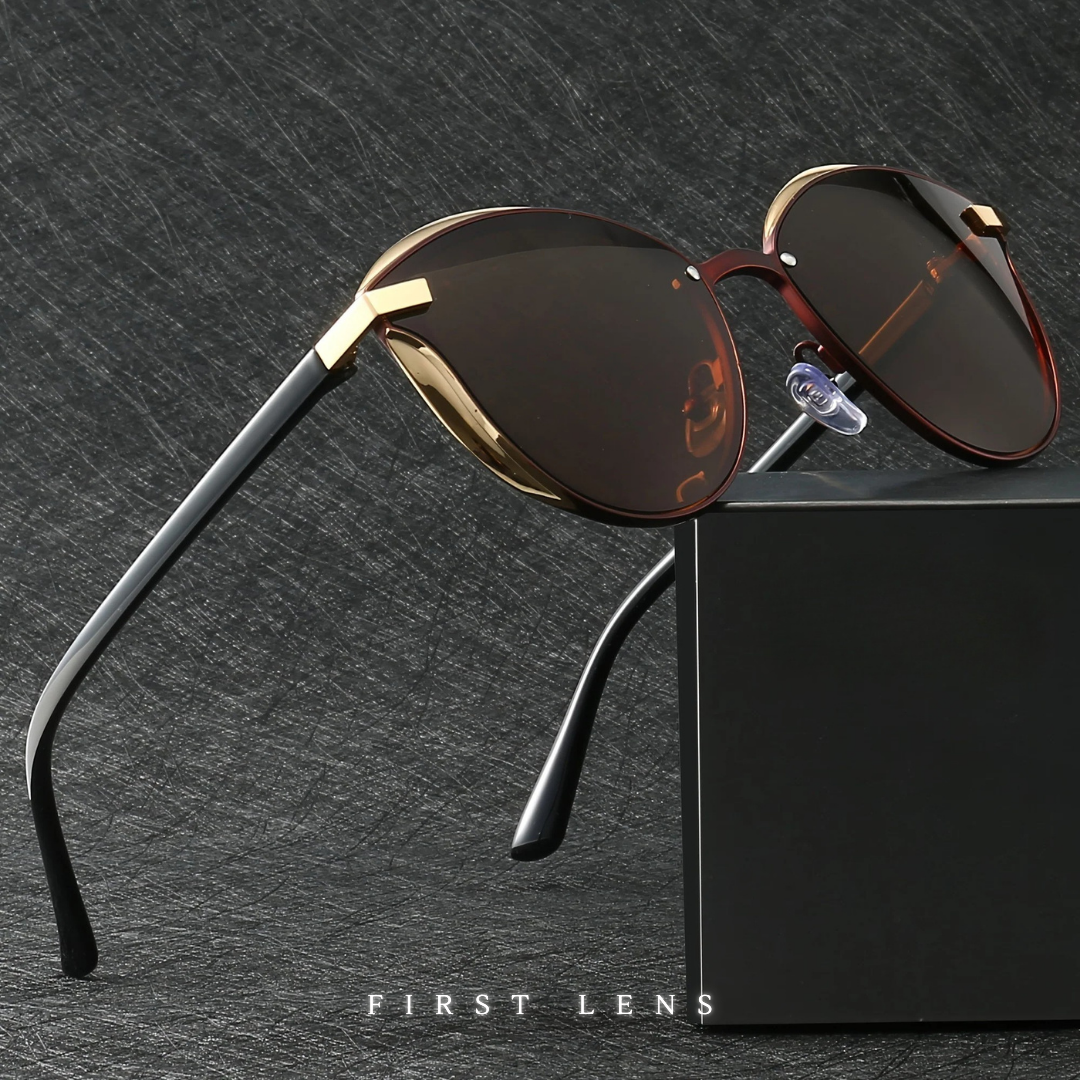 First Lens vintage polarized cat eye sunglasses - S063