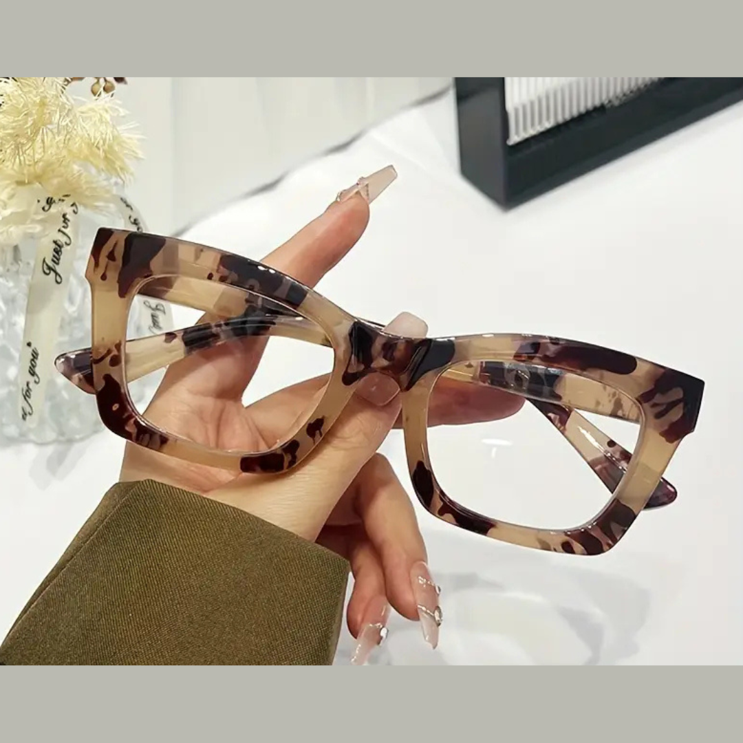 First Lens Vintage Square Blue Light Computer Glasses
