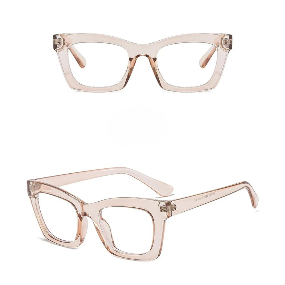 First Lens Vintage Square Blue Light Computer Glasses