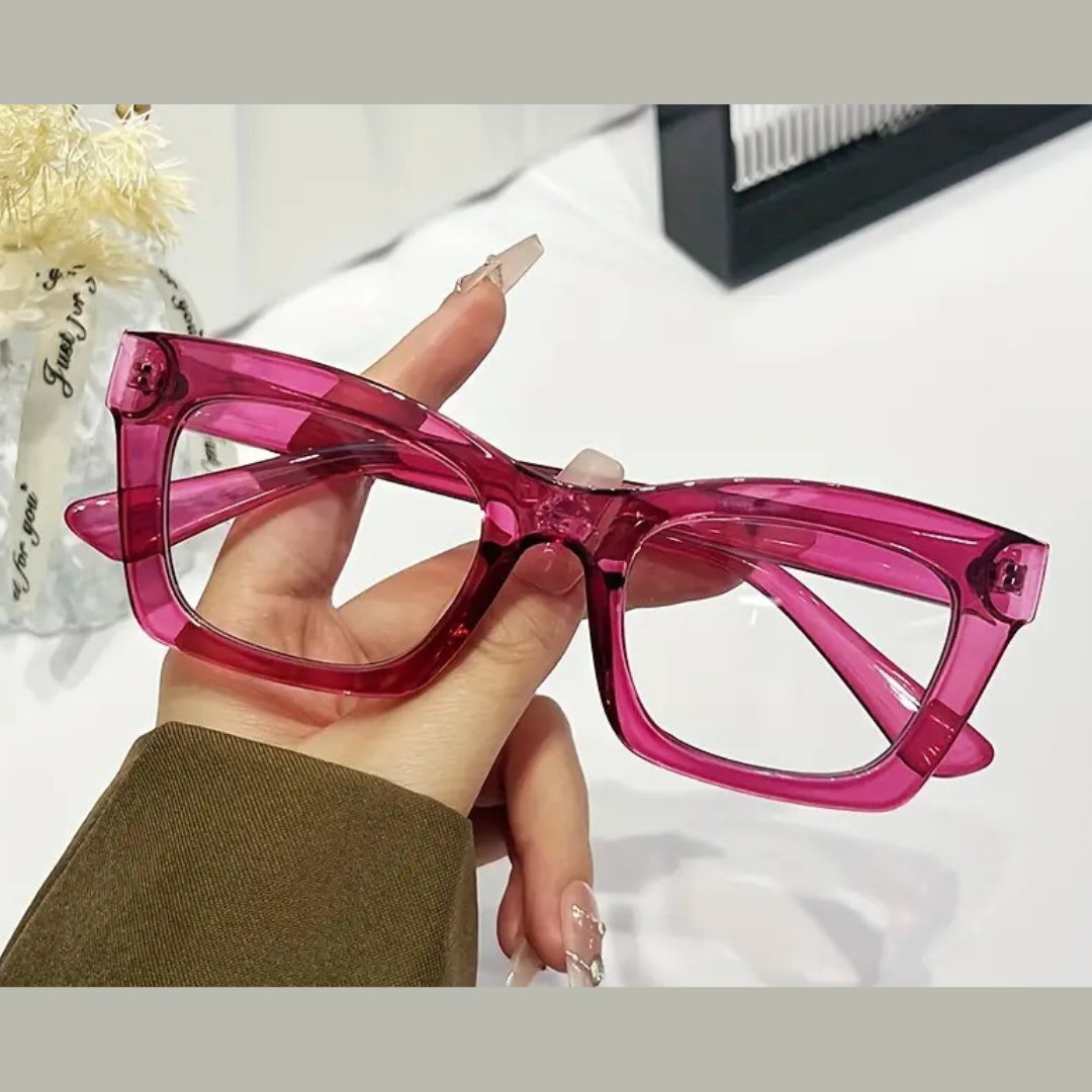 First Lens Vintage Square Blue Light Computer Glasses