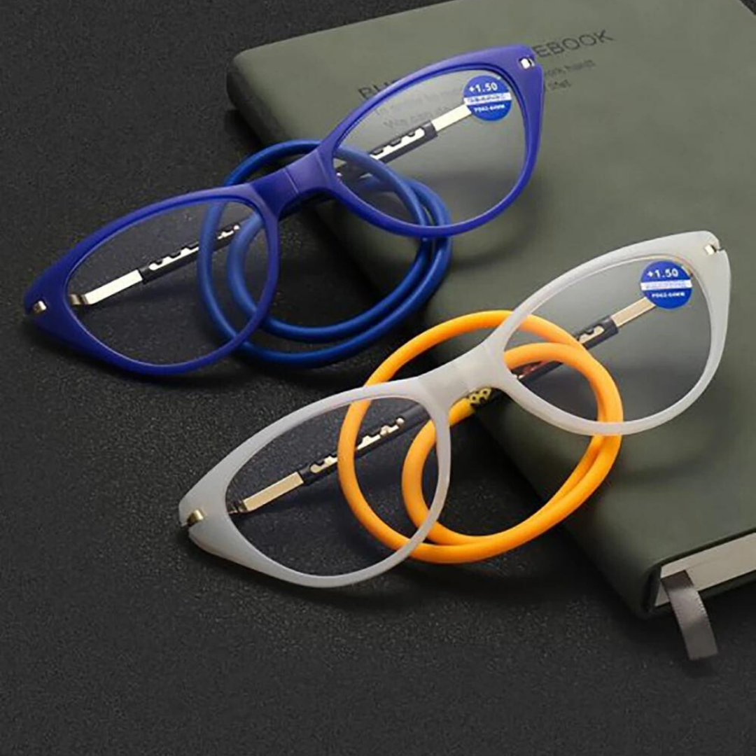 Woman wearing First Lens Women Magnetic Reading Glasses