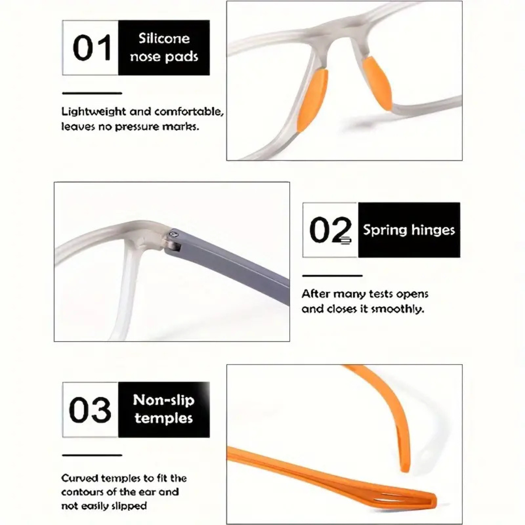 First Lens Athlete Blue Light Reading Glasses - R008