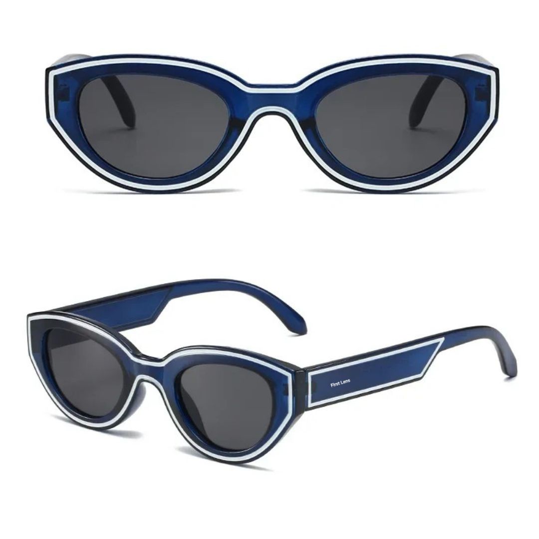 Trendy First Lens Sunbeam UV400 Sunglasses S010, Lightweight Durable Frame