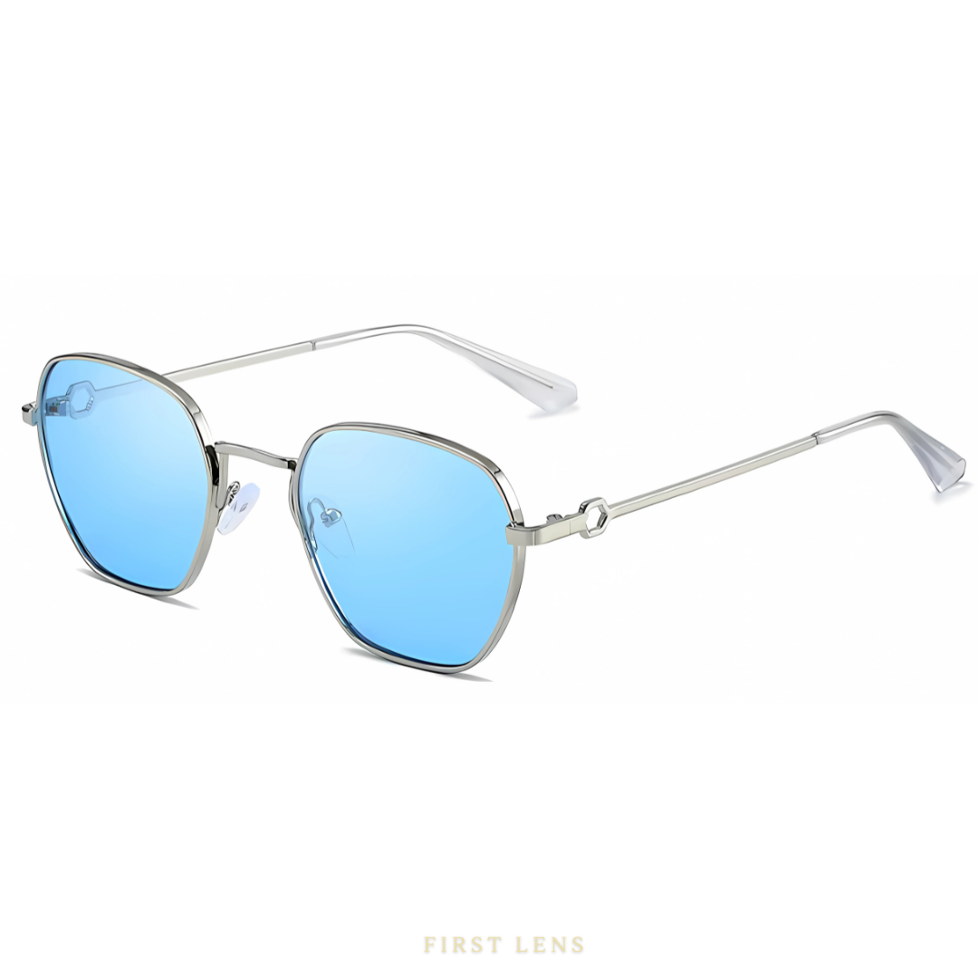 First Lens Bluezen S013 Sunglasses for Men and Women, UV400 Protection