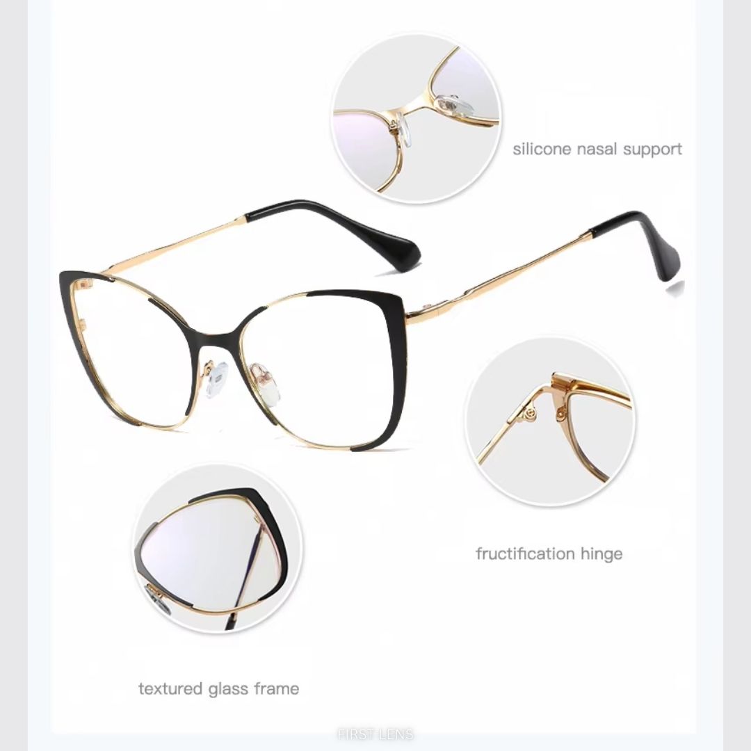 Clarisse model blue light blocking eyewear for students and professionals