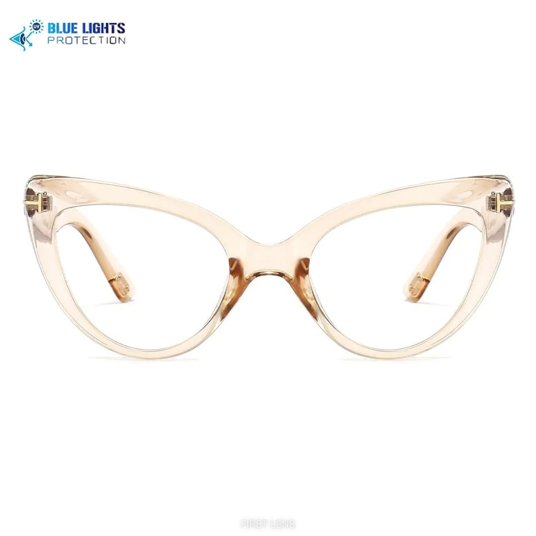 First Lens Clyra computer glasses with blue light protection