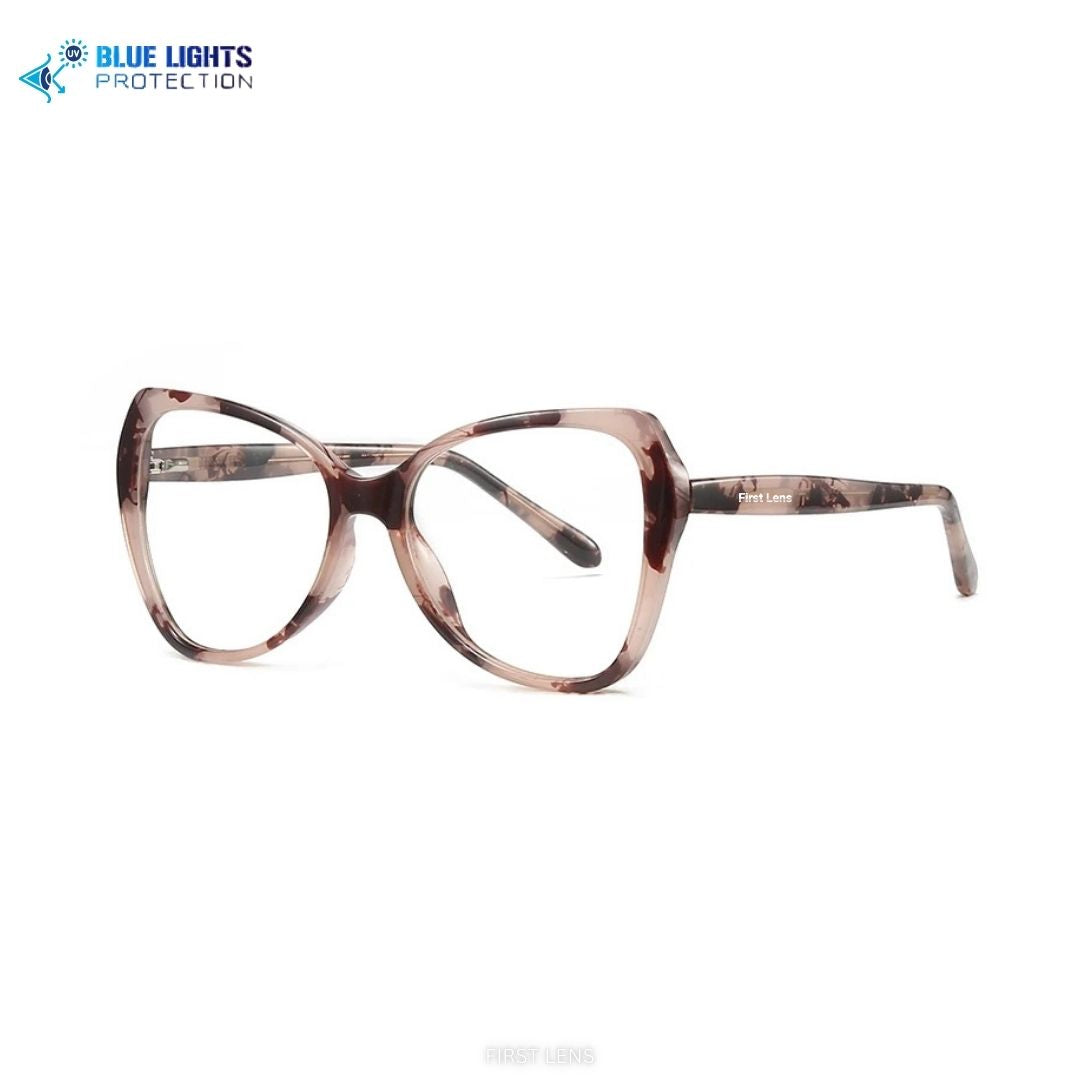 Stylish Flaire eyewear with blue light protection by First Lens
