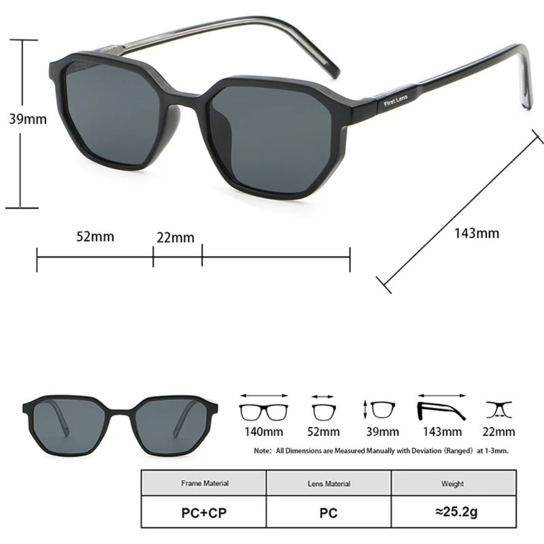 First Lens Glintique UV400 S011 Sunglasses – Everyday Wear Sunglasses