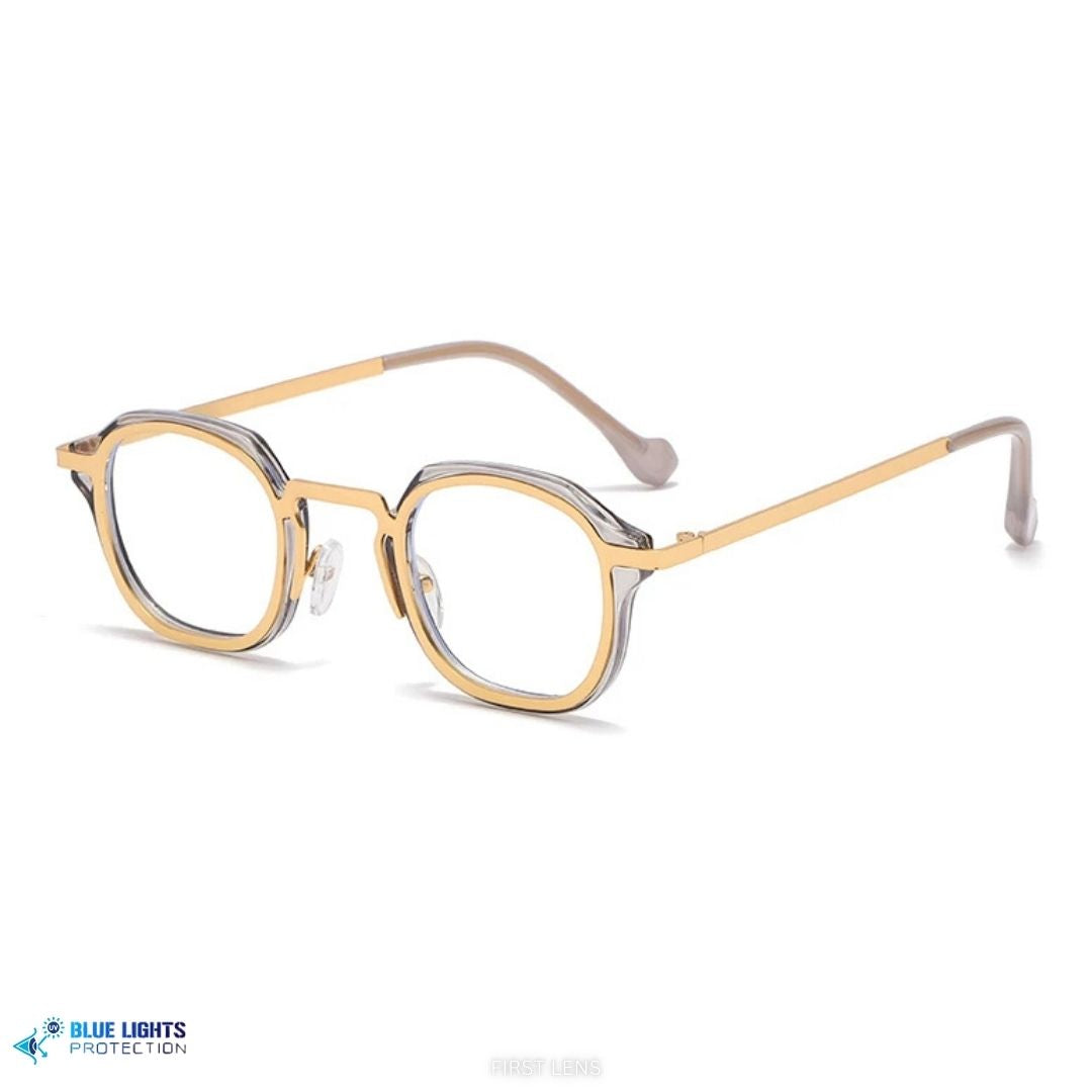 Lightweight Lumen frame spectacles for digital eye strain relief