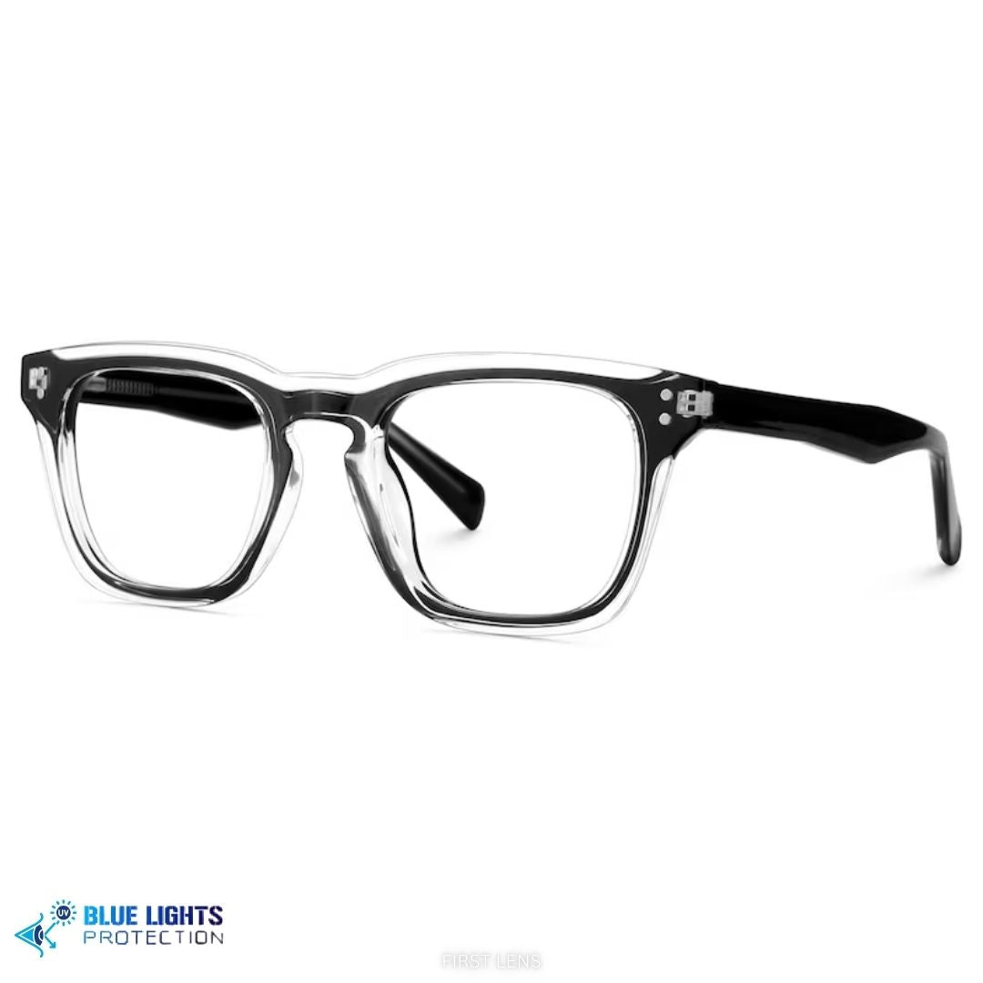 Lightweight Noirix frame spectacles for digital eye strain relief