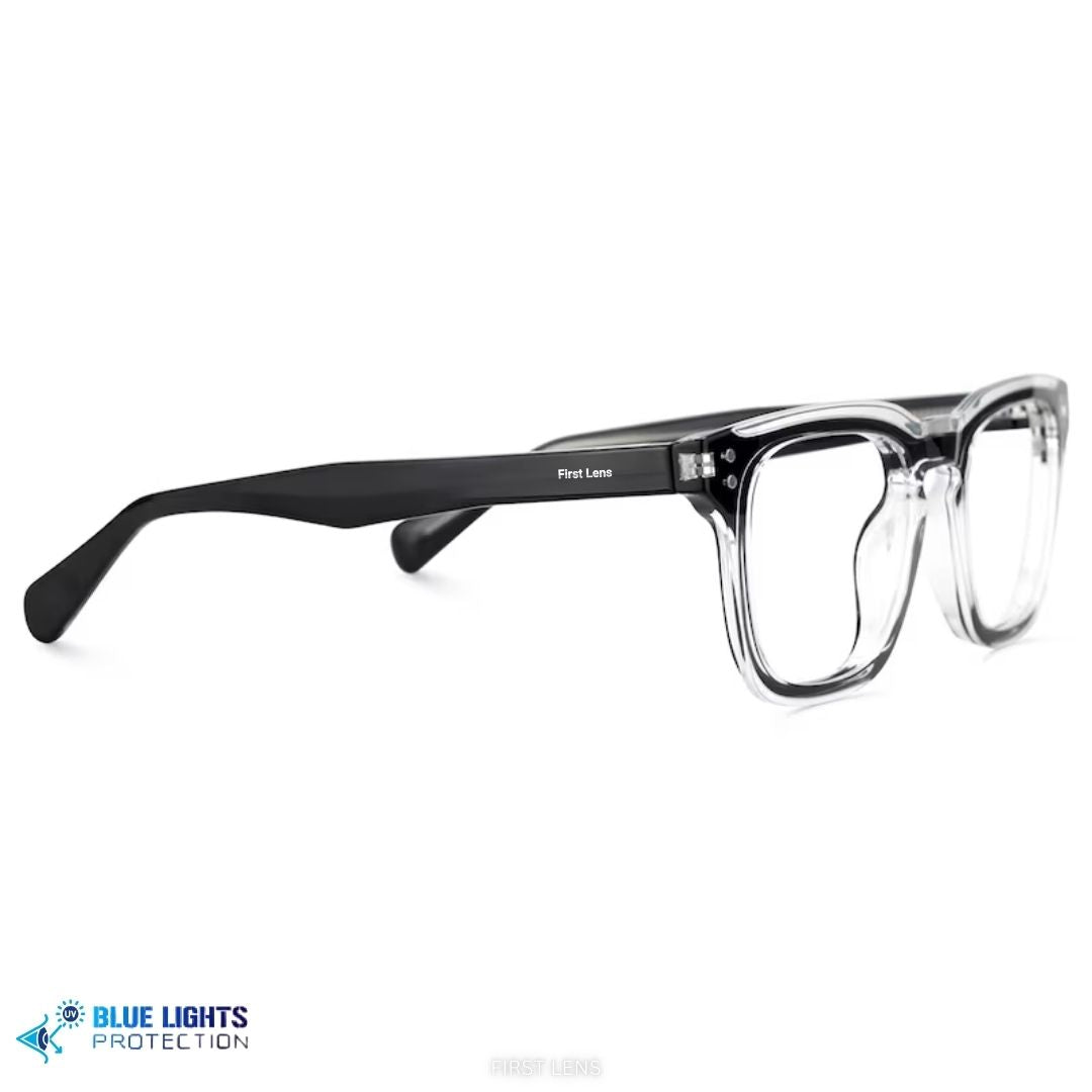 First Lens Noirix anti-glare glasses for office and home use