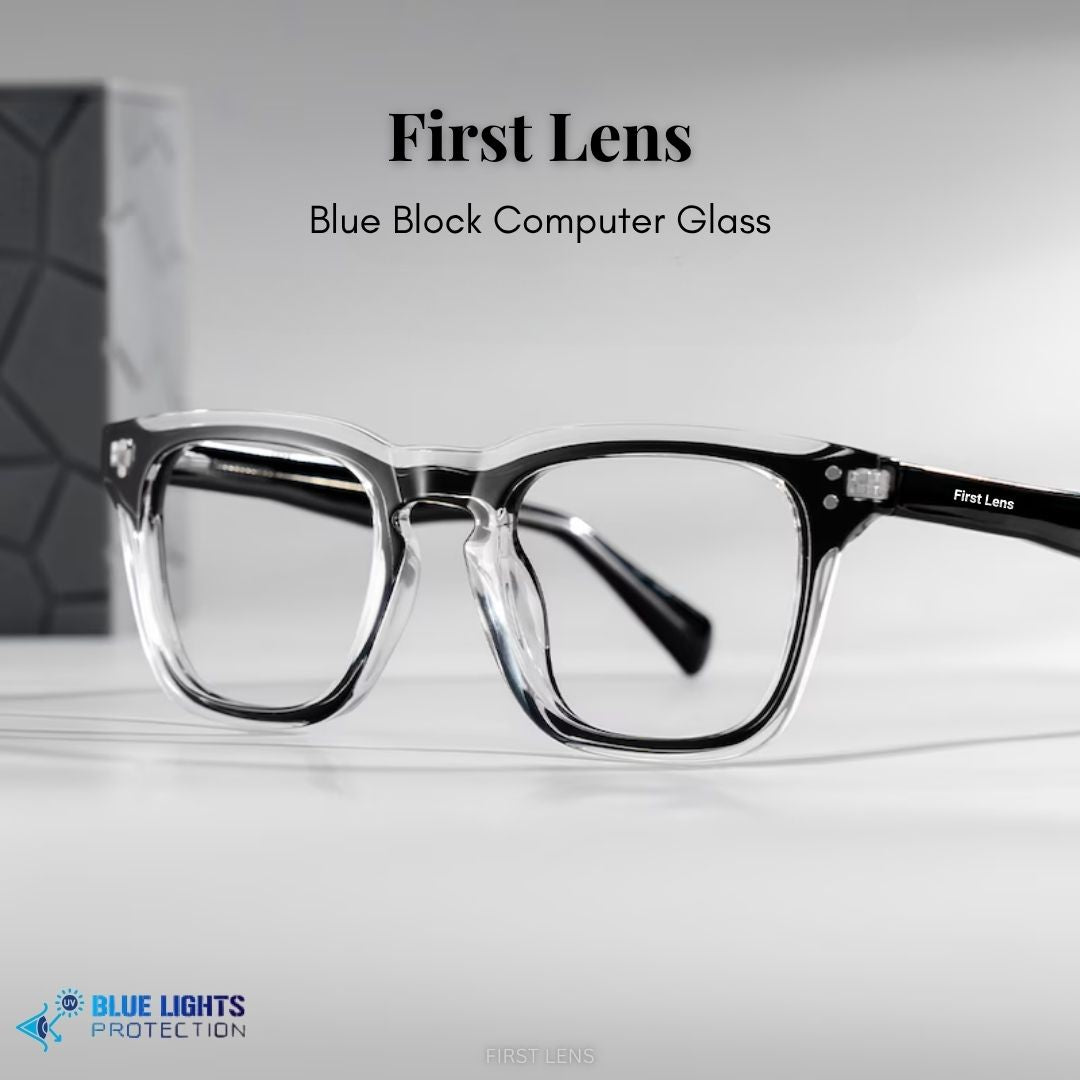 Classic Noirix blue light blocking spectacles with modern black frame design