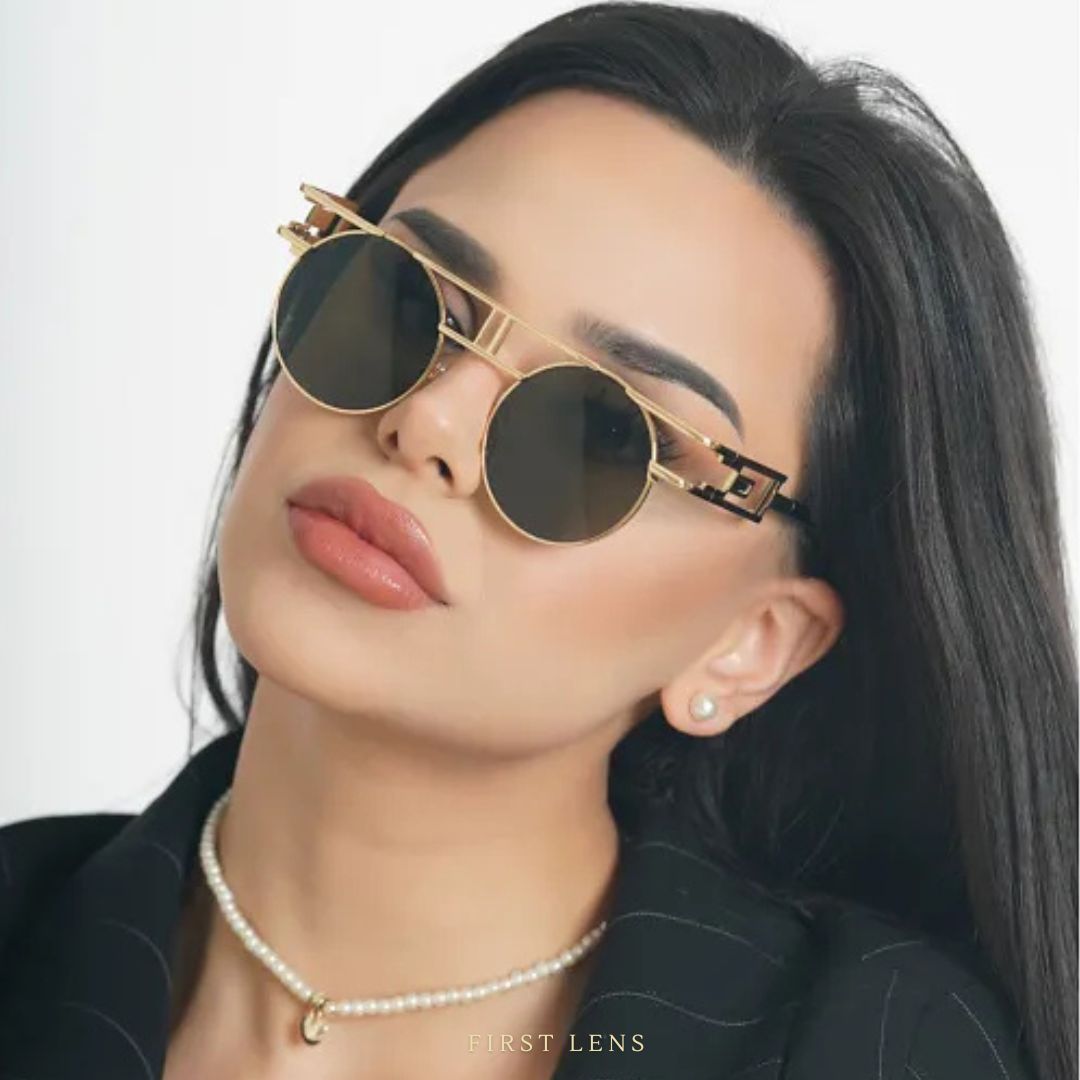 First Lens Optigold UV400 sunglasses – elegant shades for men and women