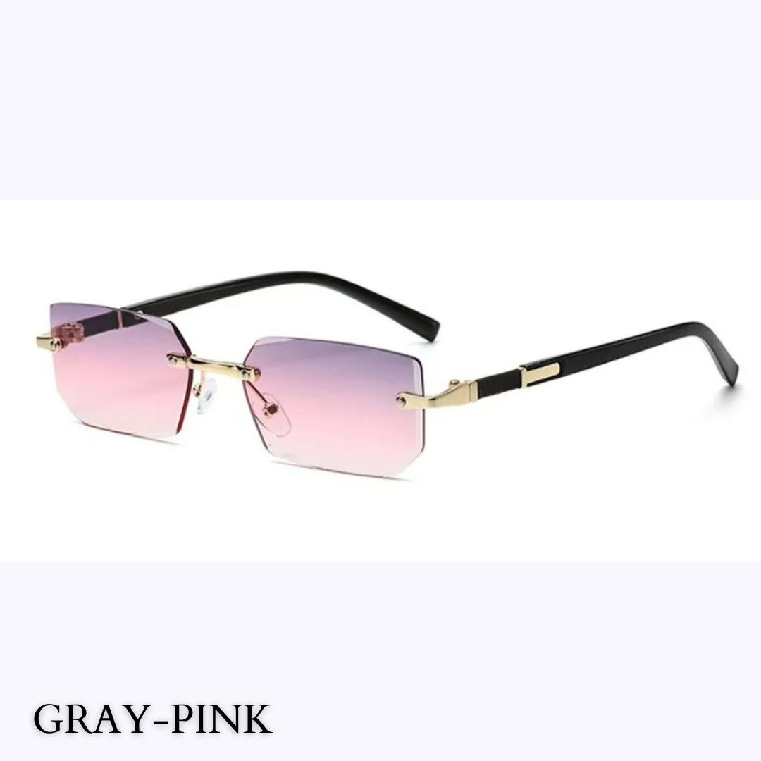 First Lens Shadeon UV400 Sunglasses S040 gold hinge detail
