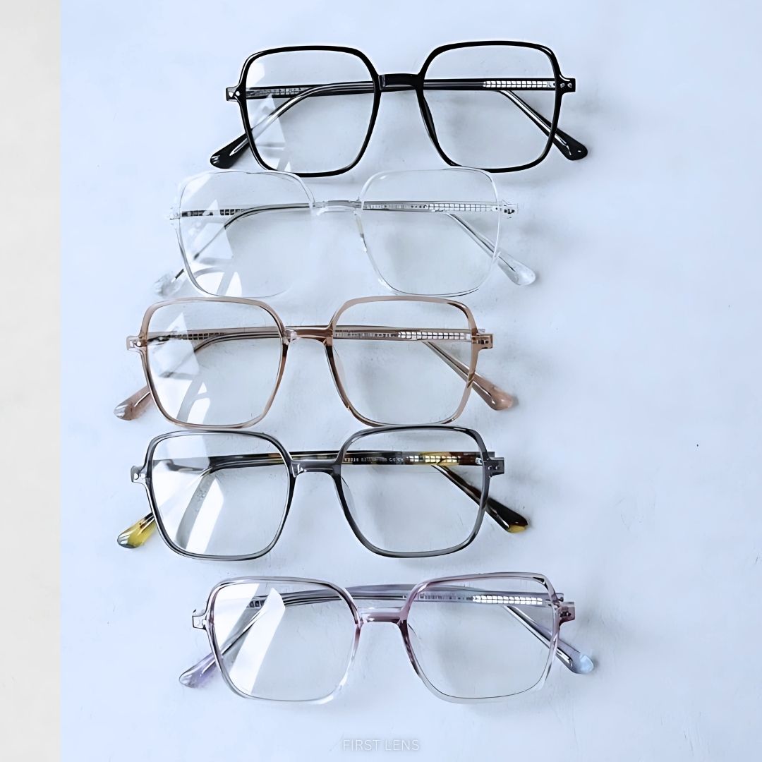 Durable Snowy frame with blue light protection lenses