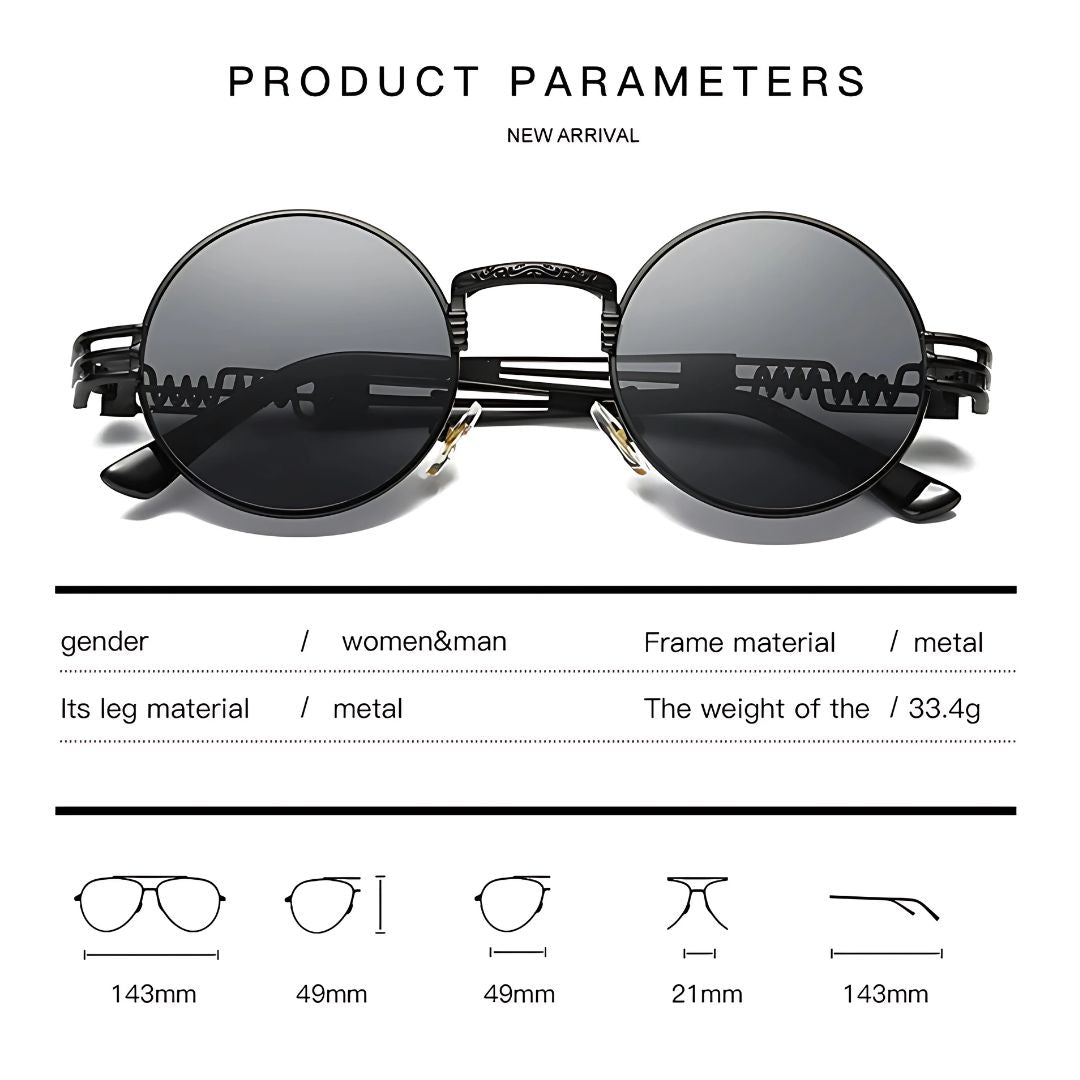 First Lens Vertex UV400 S025 Sunglasses – Classic Design for Men and Women