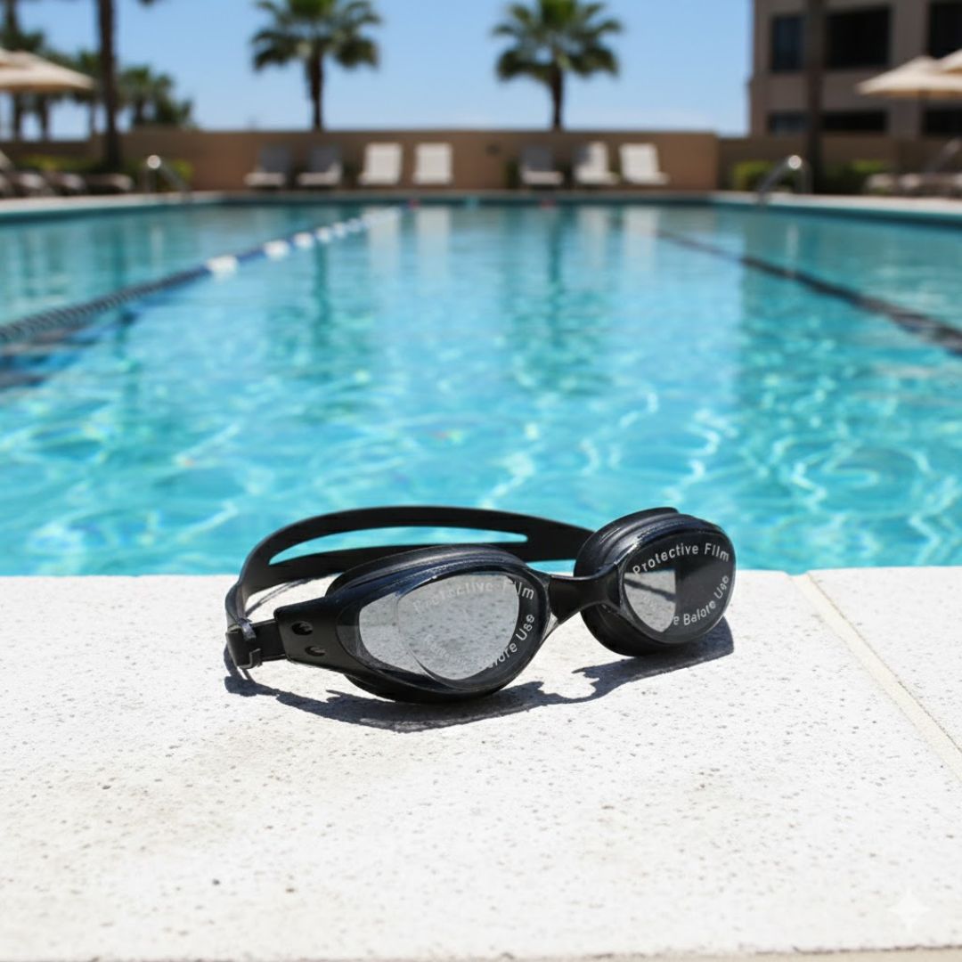 First Lens Adult Swimming Goggles Anti-Fog & UV Protection SW016