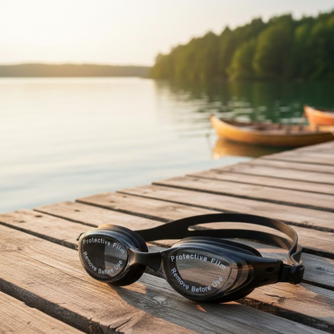 First Lens Adult Swimming Goggles Anti-Fog & UV Protection SW016