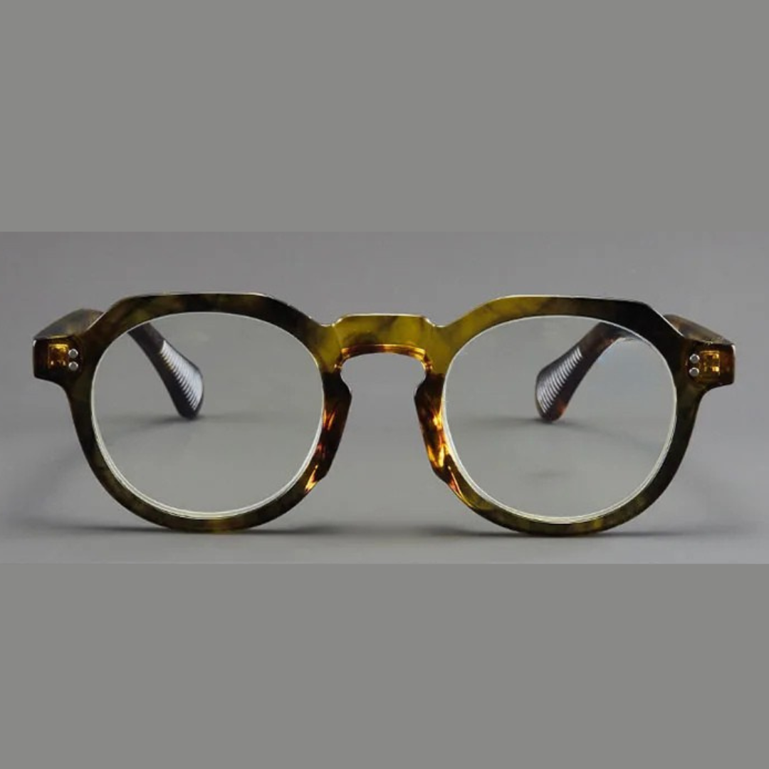 First Lens Amber Tortoise Blue Light Computer Glasses- B100