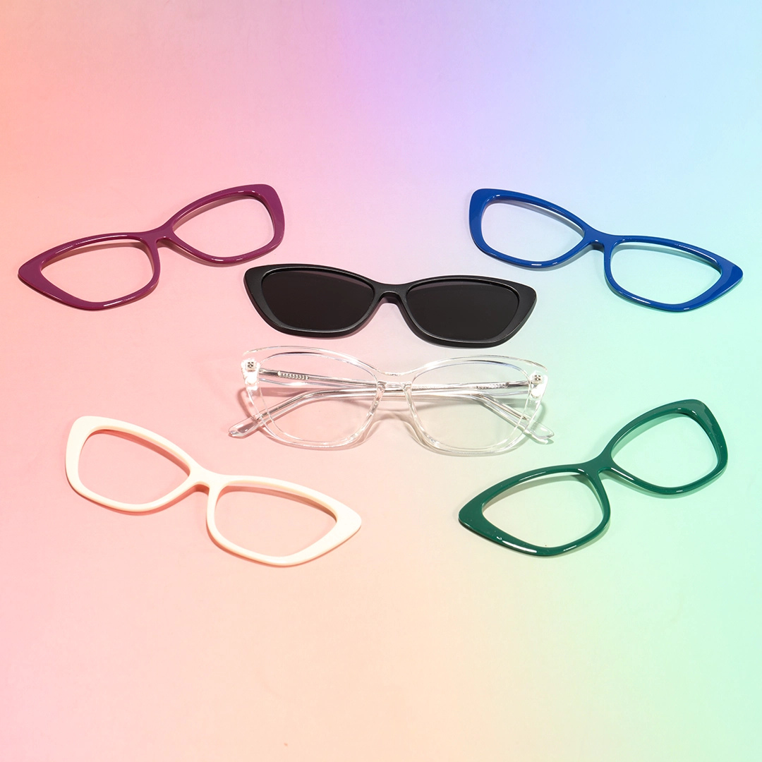 First Lens ColorPop Magnetic Cat-Eye Sunglasses-S121