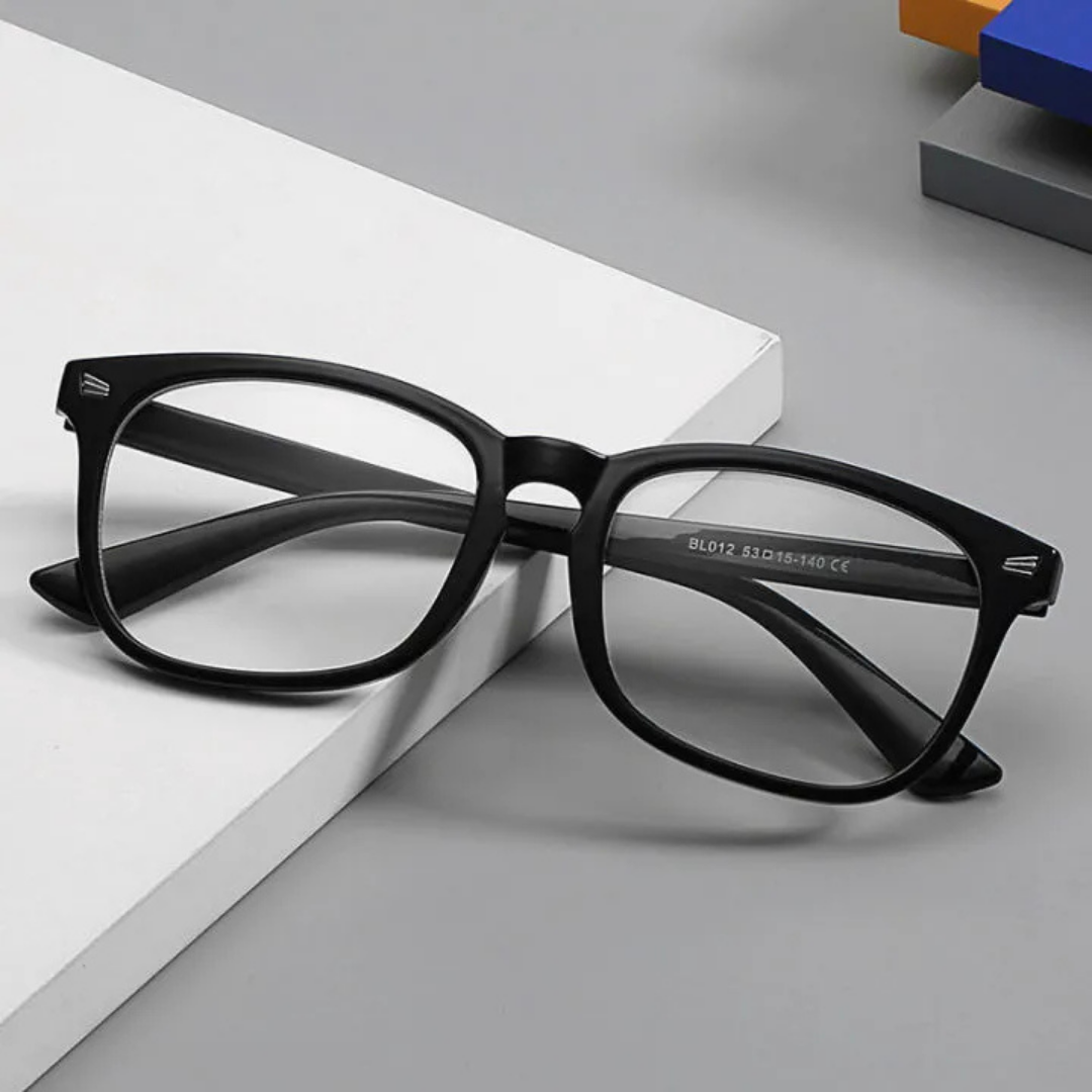 First Lens Executive Black Blue Light Computer Glasses - B106