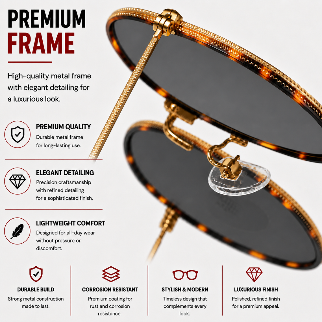 First Lens Musgrav Polarized Sunglasses Black Tortoiseshell S502
