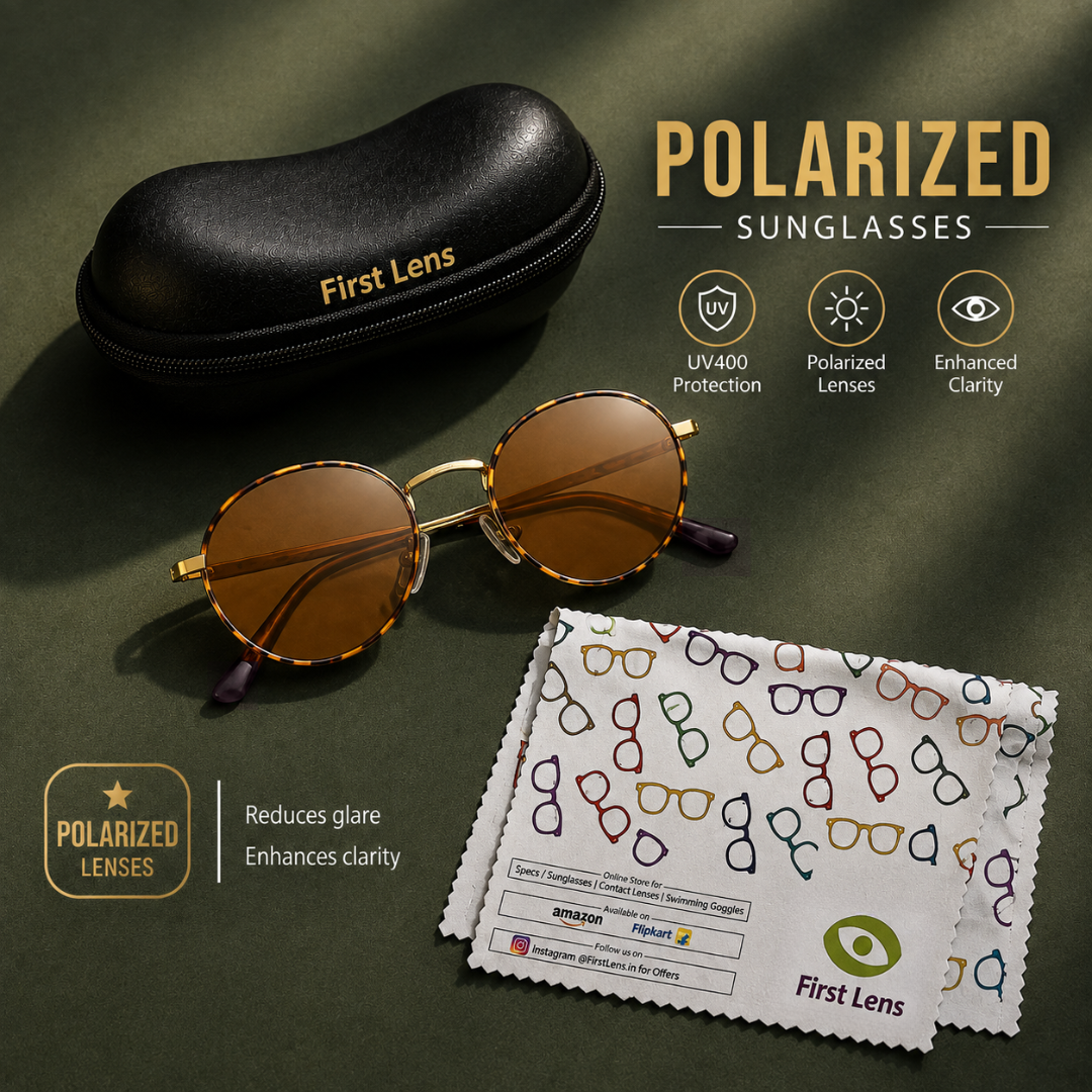 First Lens Musgrav Polarized Sunglasses BrownTortoiseshell S501