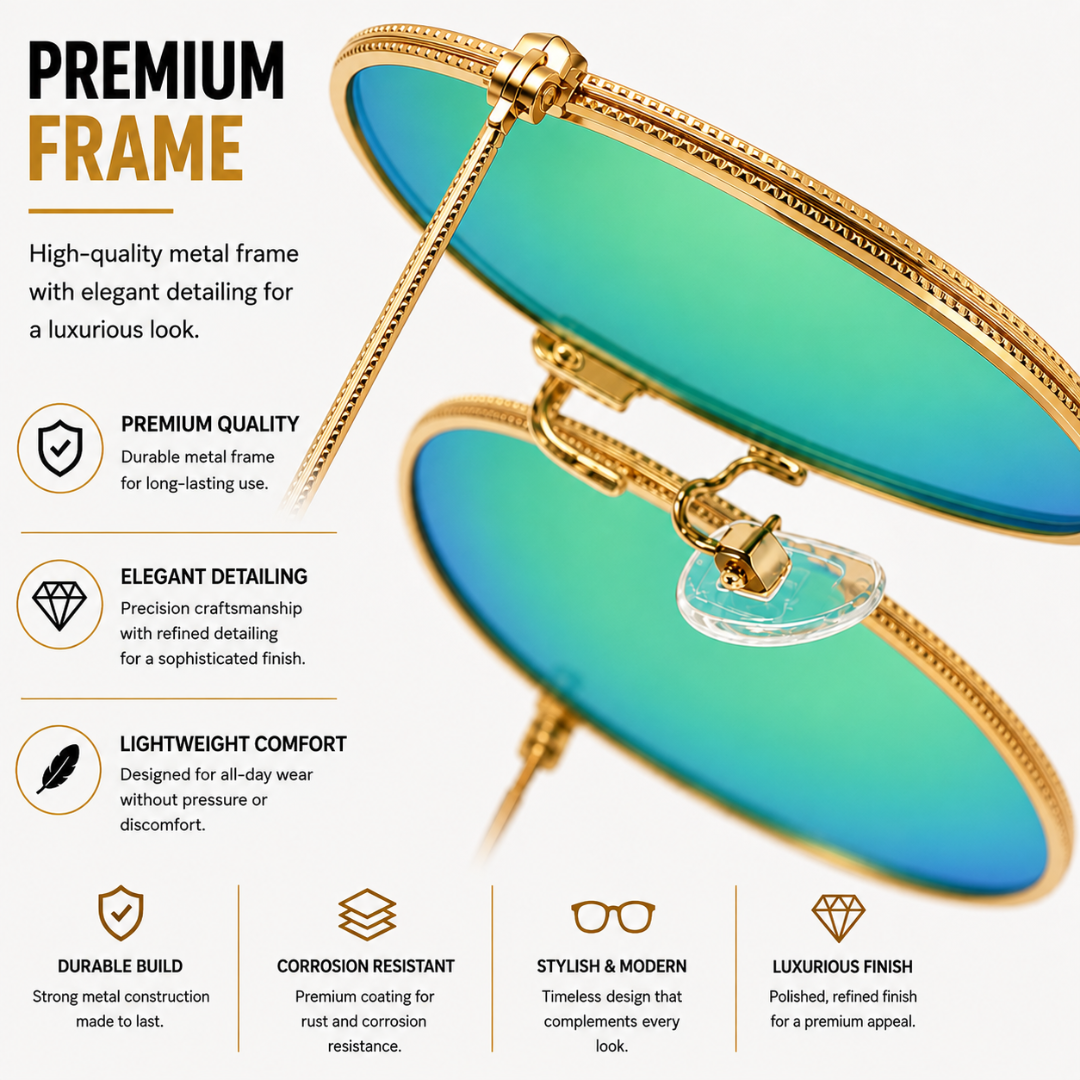 First Lens Musgrav Polarized Sunglasses Green Mirrored S505