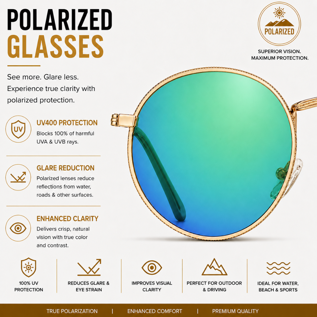 First Lens Musgrav Polarized Sunglasses Green Mirrored S505