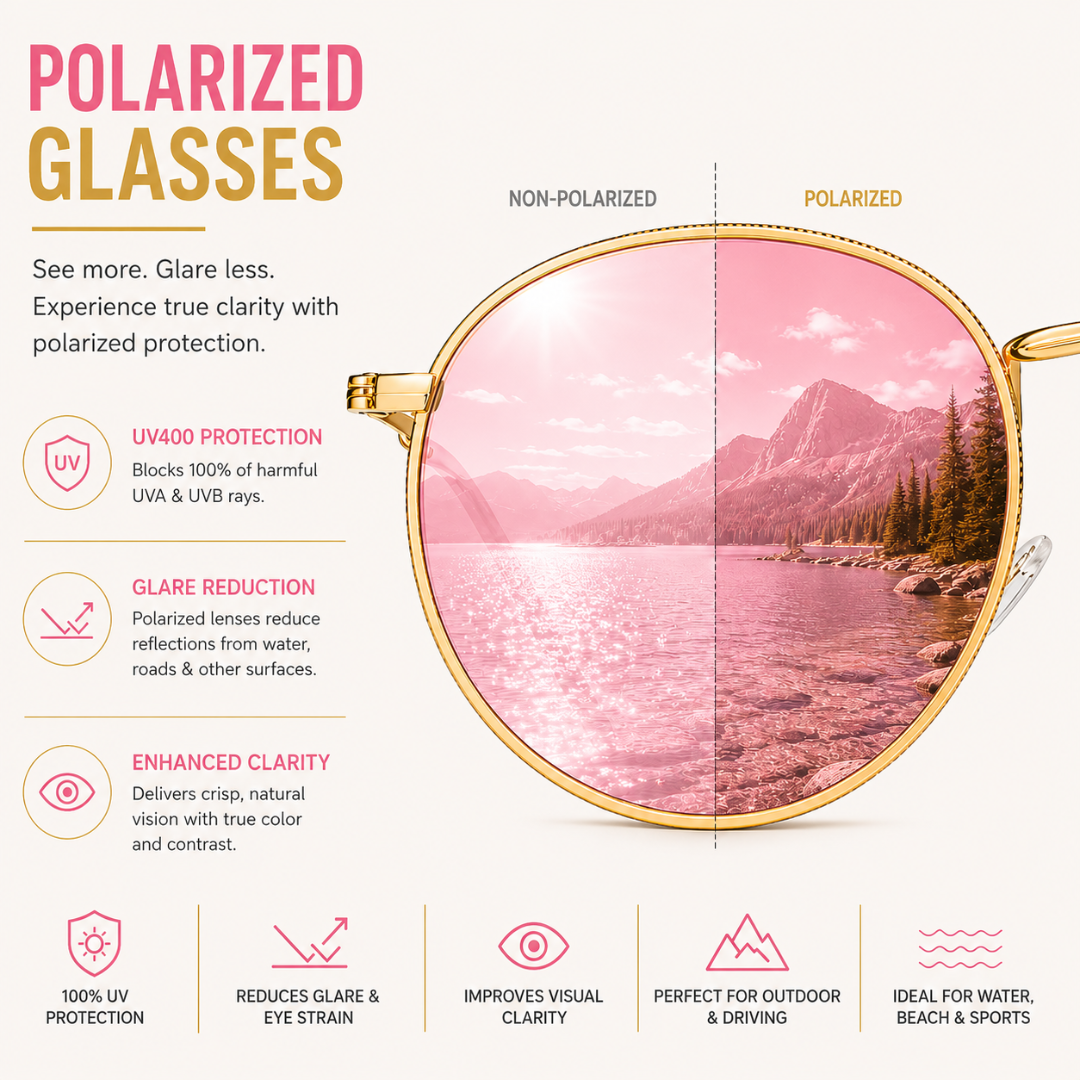 First Lens Musgrav Polarized Sunglasses Pink S503