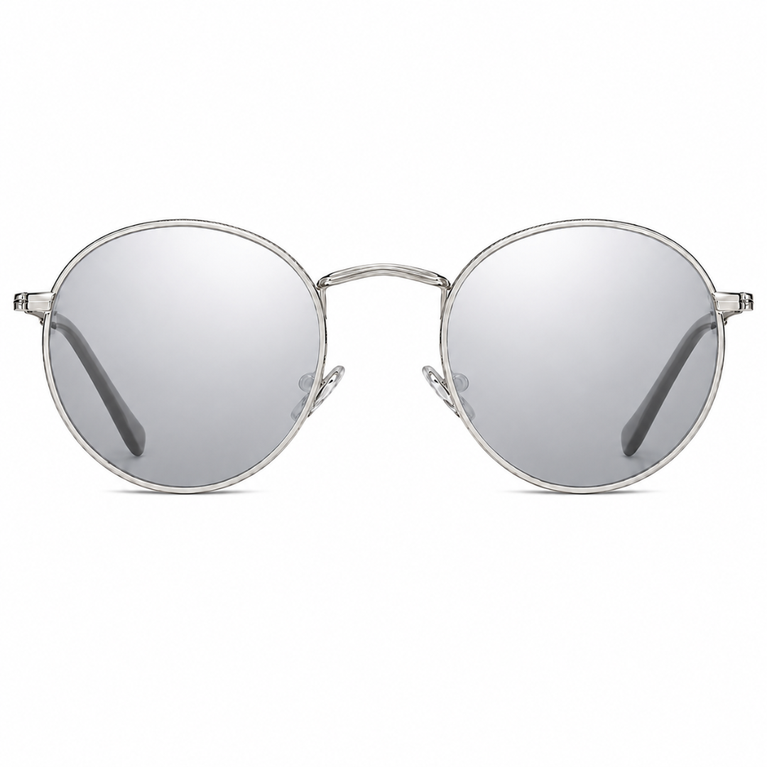 First Lens Polarized Sunglasses Silver Mirrored S506
