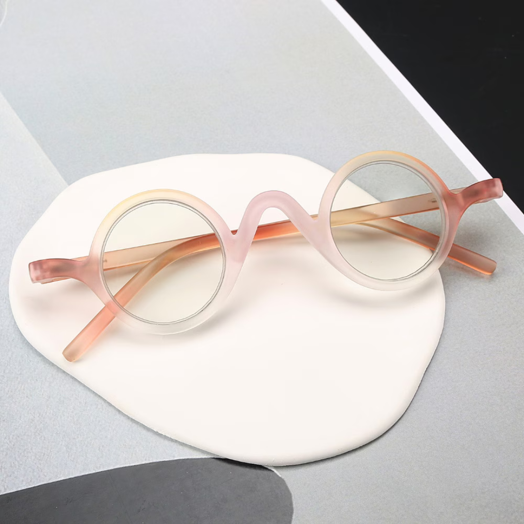 First Lens Peach Glow Blue Light Computer Glasses- B099