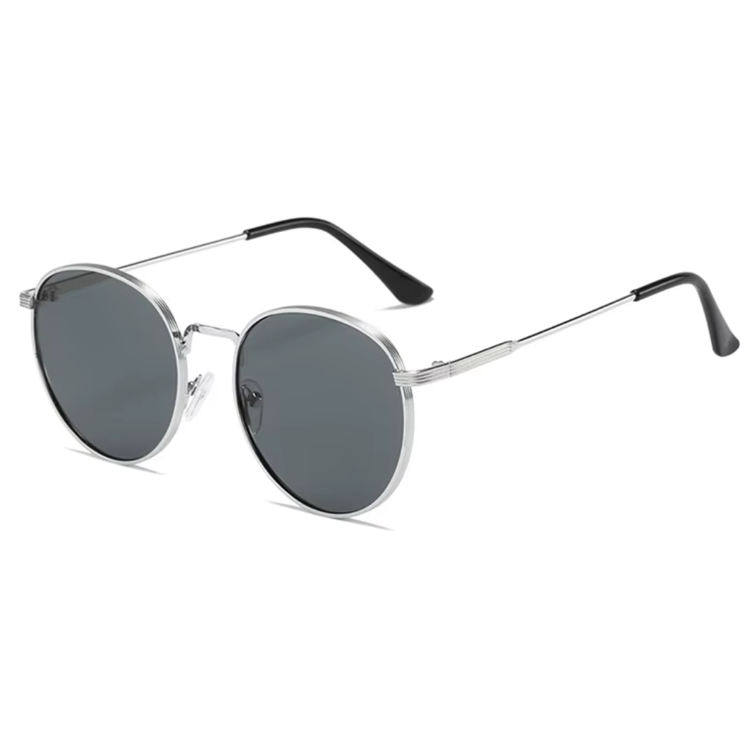 First Lens Tacca UV400 Sunglasses Black Silver S514