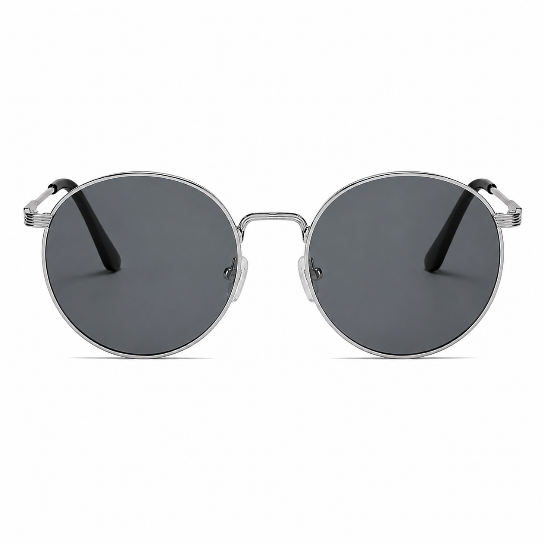 First Lens Tacca UV400 Sunglasses Black Silver S514