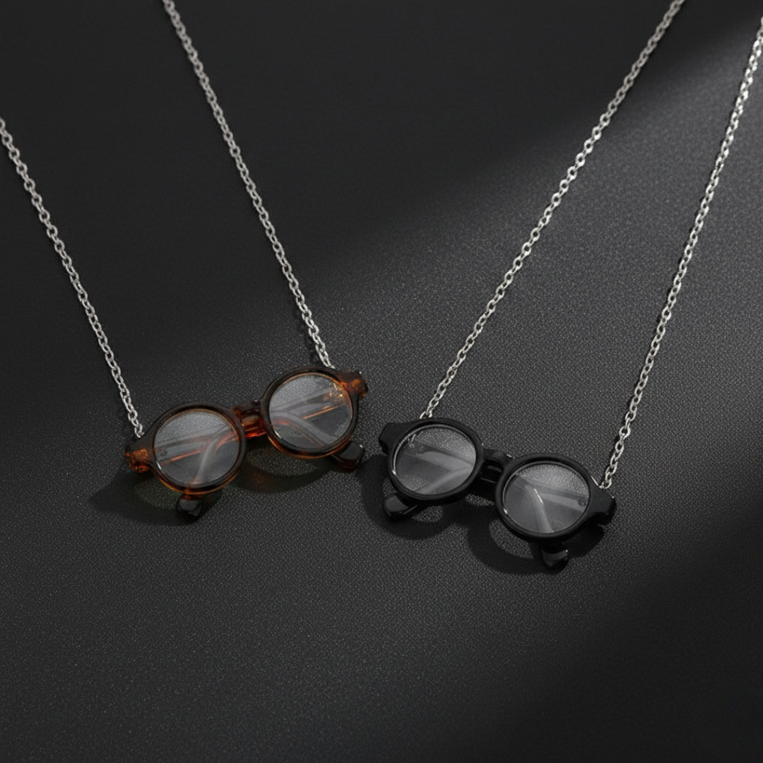First Lens Tiny Specs Pendant Chain for Adults and Kids