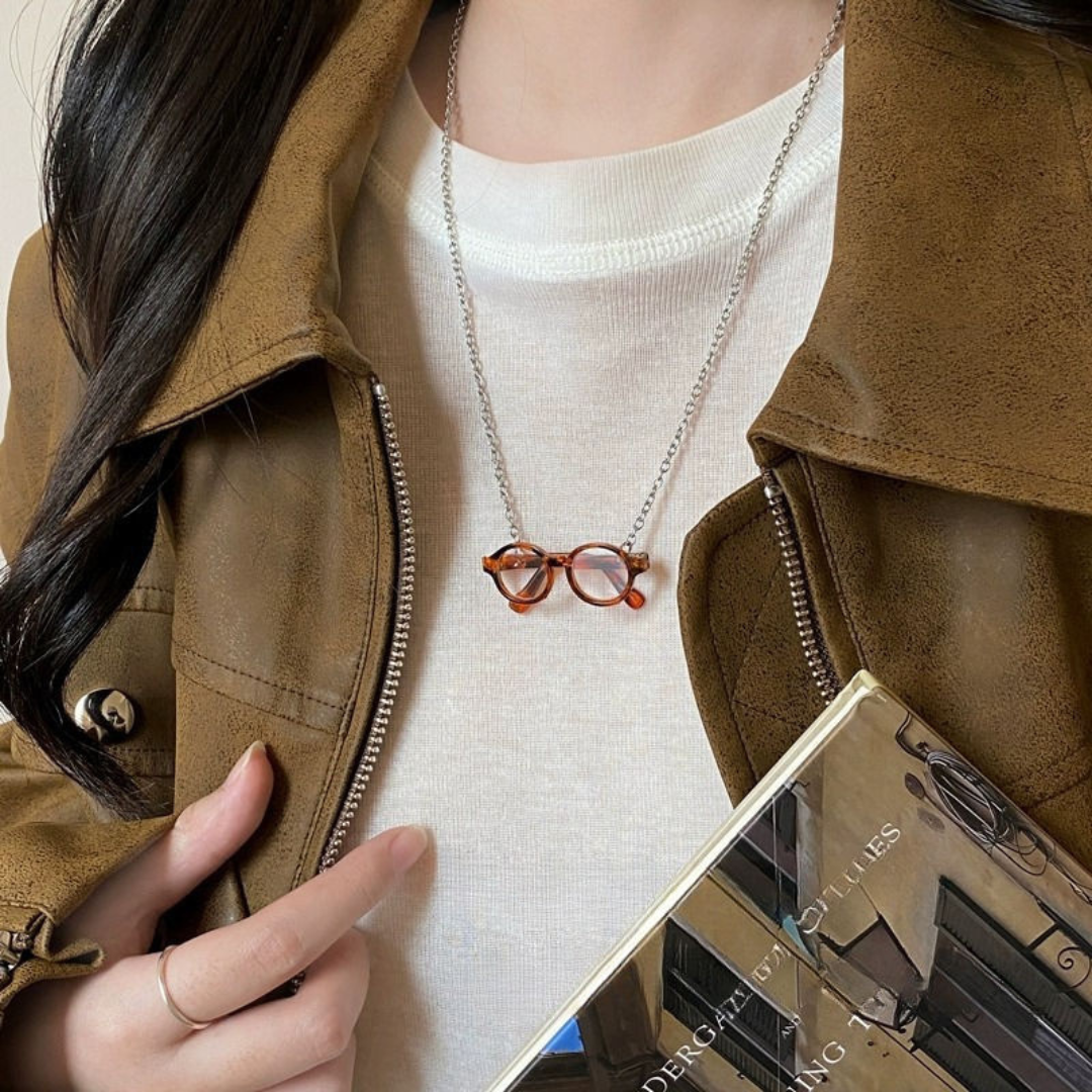 First Lens Tiny Specs Pendant Chain for Adults and Kids