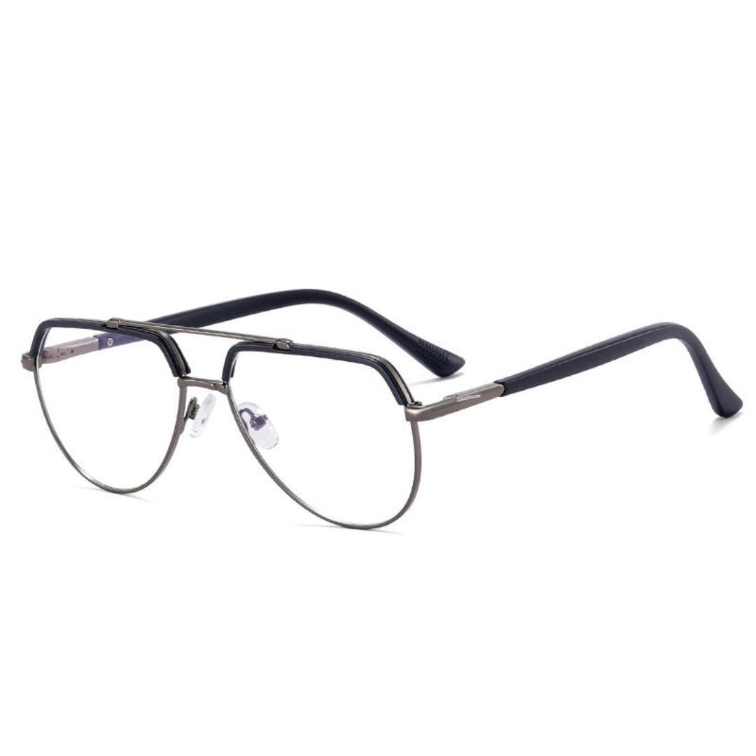 First Lens Hex Blue Light Computer Glasses- B114-Matt-Black
